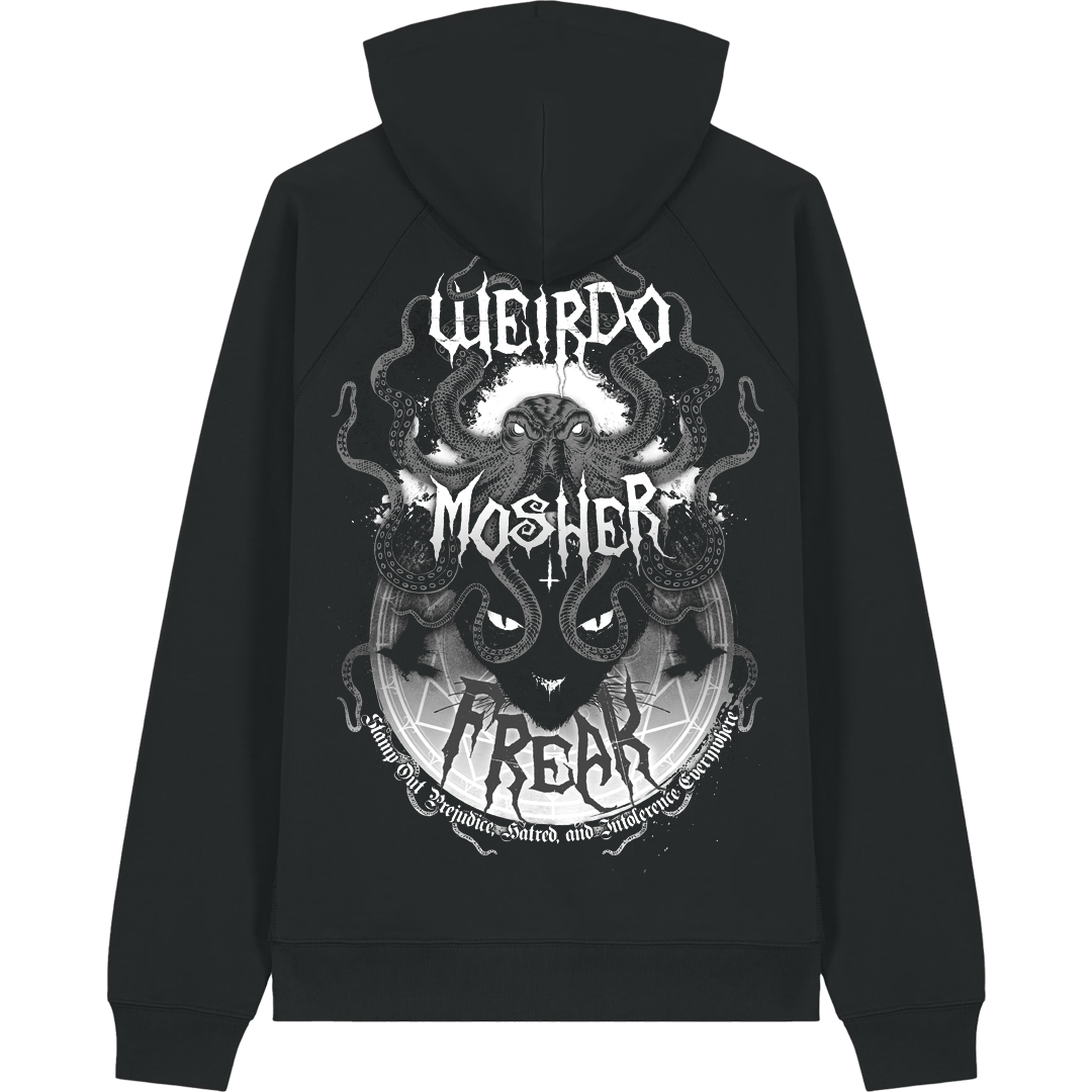 Weirdo Mosher Freak Smoke Zip-Up Hoodie